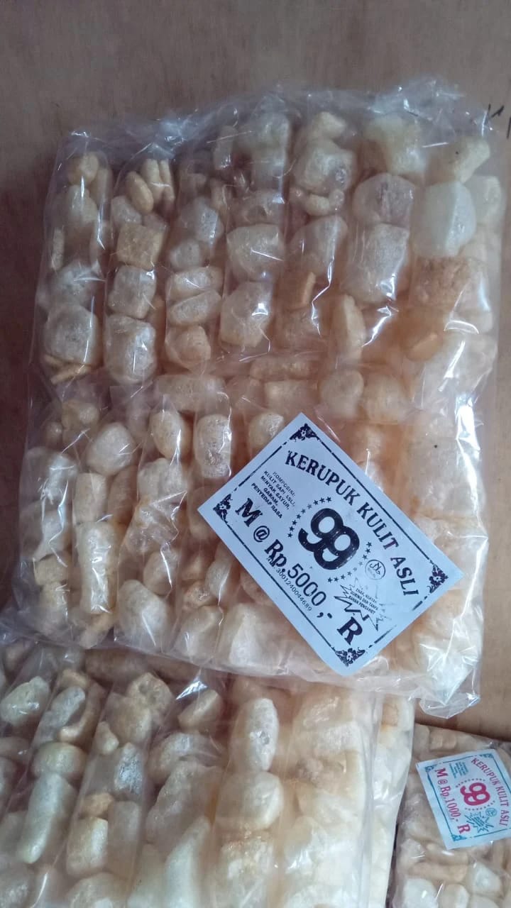 kerupuk kulit sapi asli
